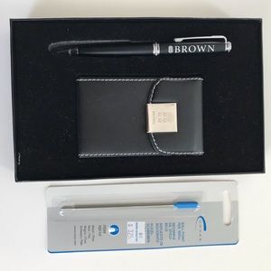 Brown University Pen and Card Holder Gift Set